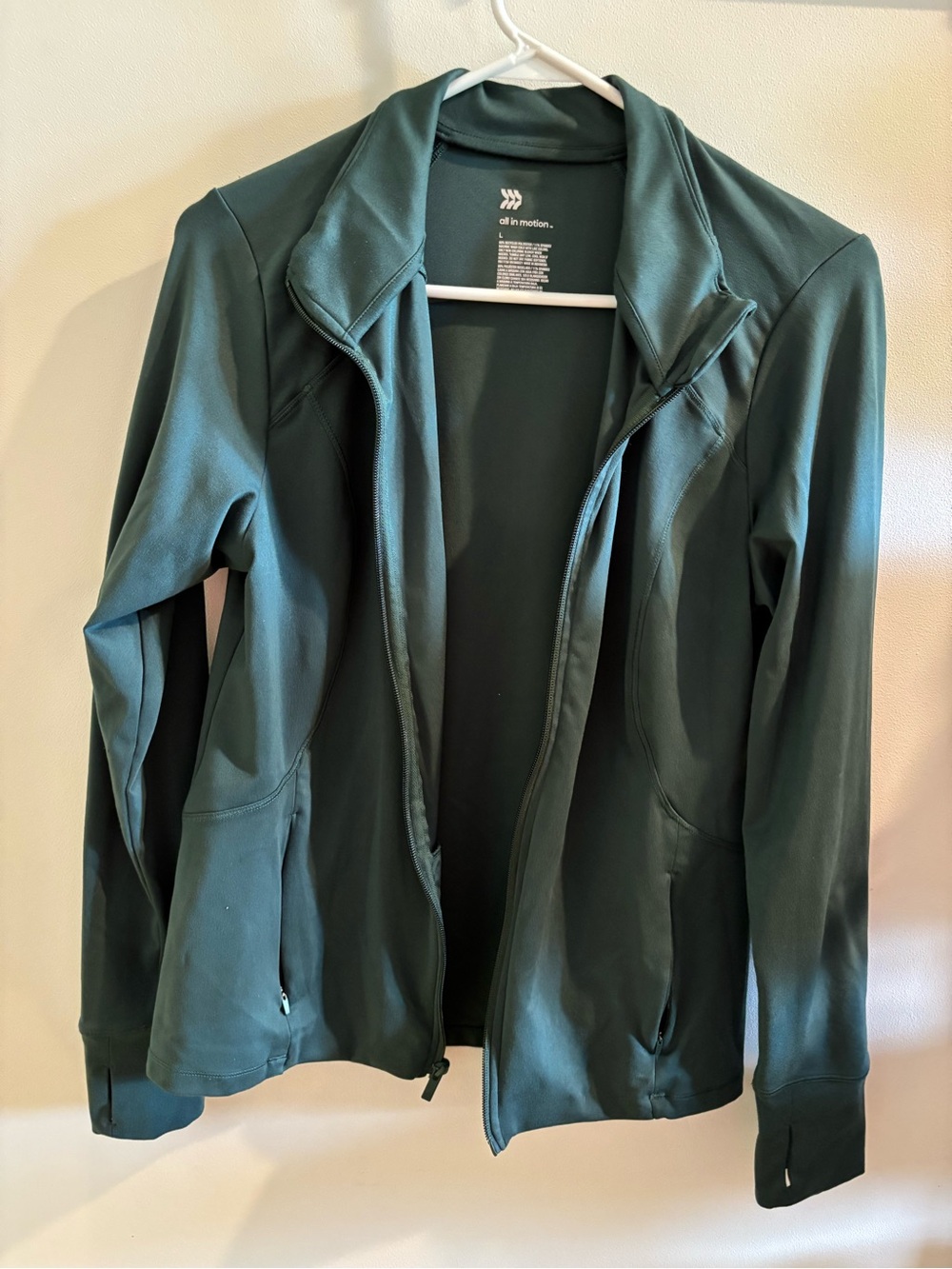All in Motion Forest Green  Zip Jacket
